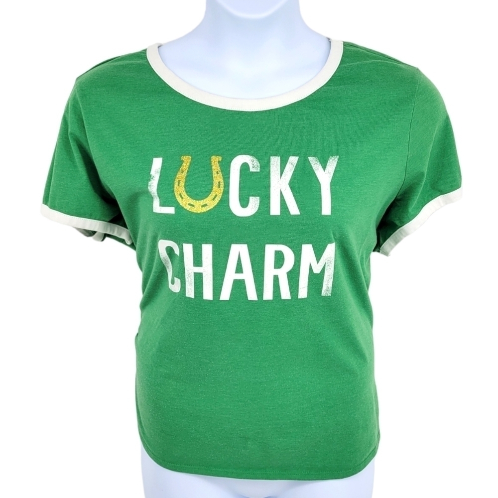 SAINT PATRICKS DAY Vintage Lucky Charm Shirt 100% Cotton Size‎ 3XL